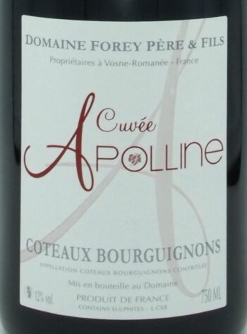 le Marché des Vins-FOREY Père & Fils-Vin Rouge