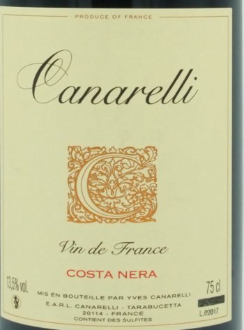 le Marché des Vins-CLOS CANARELLI-Vin Rouge