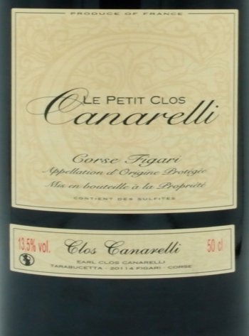 le Marché des Vins-CLOS CANARELLI-Vin Rouge