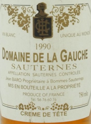 le Marché des Vins-Domaine de la Gauche-Liquoreux