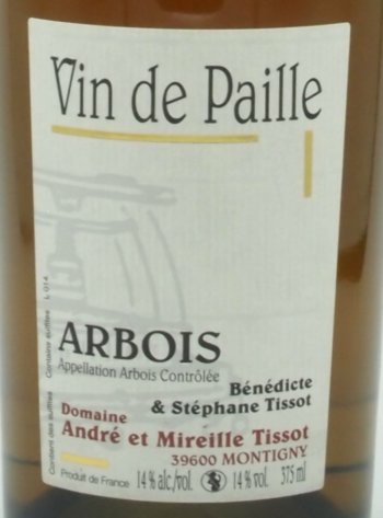 le Marché des Vins-Domaine TISSOT-Vin de Paille
