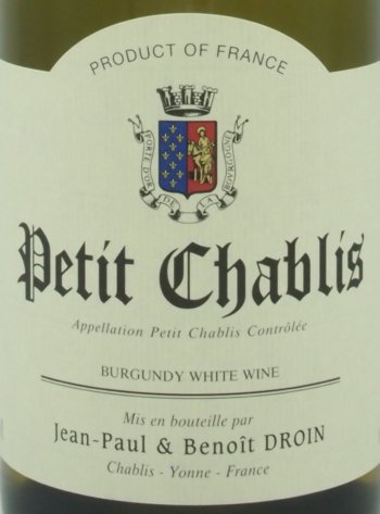 le Marché des Vins-Jean-Paul & Benoît DROIN-Vin Blanc