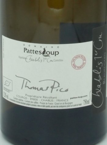 le Marché des Vins-Thomas PICO Domaine pattes loup-Vin Blanc
